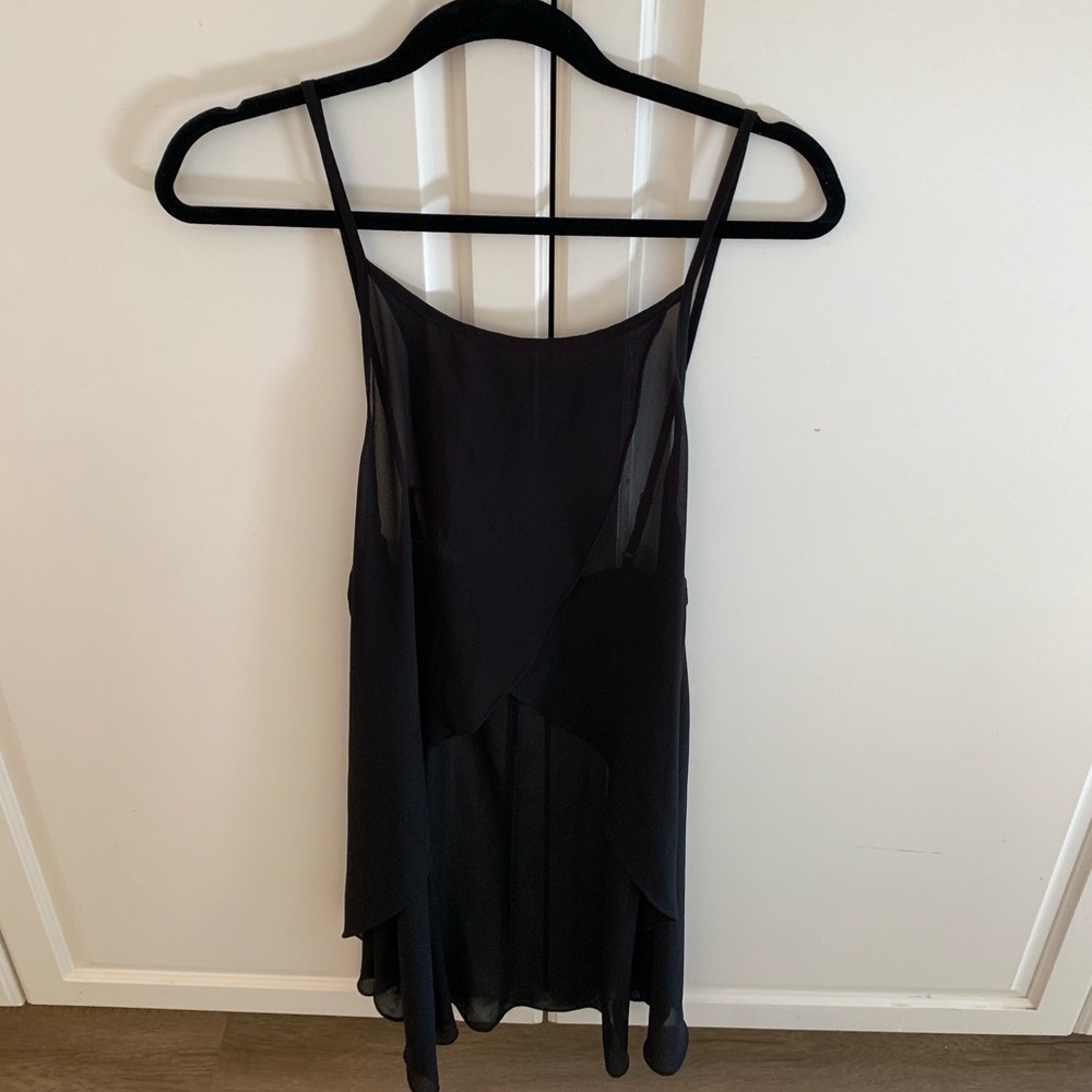 Flirty back top